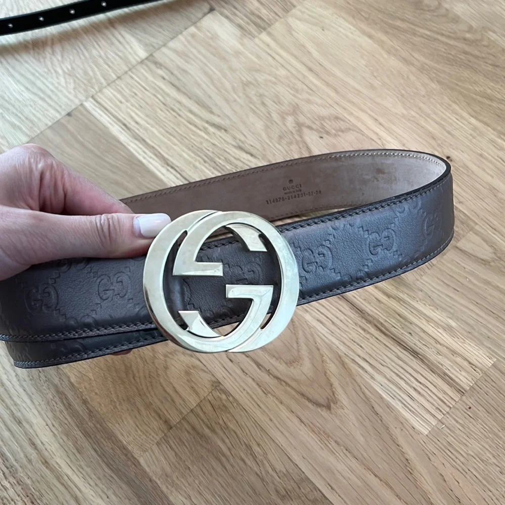Gucci | Accessories | Like New Gucci Metallic Liliac Purple  display picture 1
